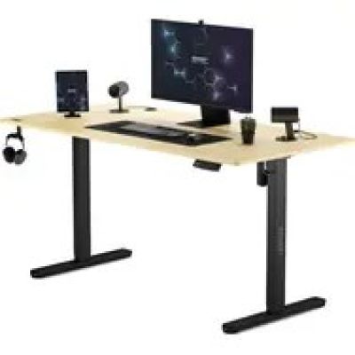 SENSE7 Nojo Kiefernschreibtisch 140 cm x 70 cm Schwarzkiefer