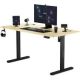 SENSE7 Nojo Kiefernschreibtisch 140 cm x 70 cm Schwarzkiefer