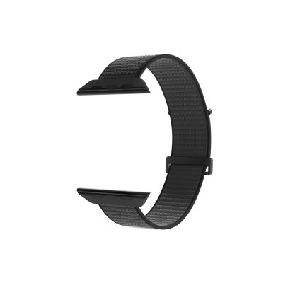4. Puro Sport Nylonarmband für Apple Watch 42 / 44 / 45 / 49 mm – Schwarz