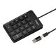 Targus AKP13GL Universeller USB-Ziffernblock Schwarz
