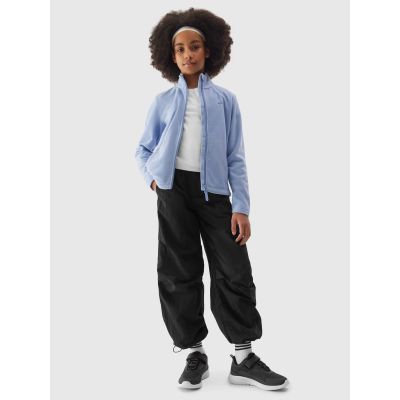 2. Regular Mädchenfleece mit Stehkragen 4F Junior 4FJWSS24TFLEF166-32S