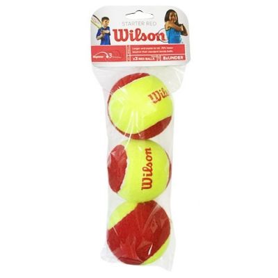 Wilson Starter Red Junior Tennisbälle 3 Stück