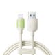 Joyroom S-A53 3A USB-A-Kabel - Lightning mit fluoreszierender Spitze 2 m - Beige