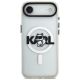 3. Karl Lagerfeld IML Choupette Sketch Logo MagSafe iPhone Air Hülle - Transparent