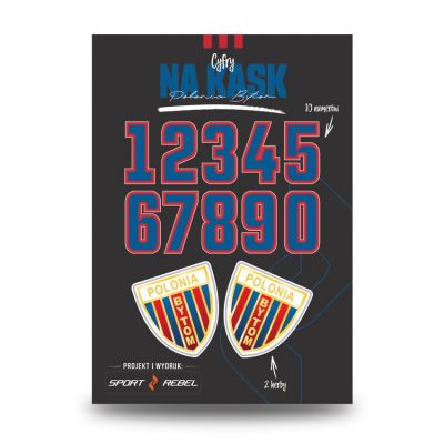 Polonia Bytom Helmnummern SILVERCYFRY