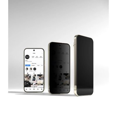 7. Ringke Easy Slide Privacy 2er-Pack Displayschutzfolie aus gehärtetem Glas für Google Pixel Pro 9 Pro / 10 Pro / 11 Pro
