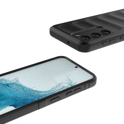3. Magic Shield Case für Samsung Galaxy S23+ flexible Panzerhülle blau