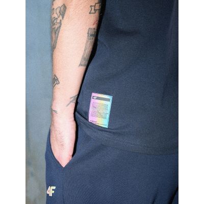 6. Herren-T-Shirt mit Aufdruck, regulär, Größe 4F 4FRSS26TTSHM3657-31S