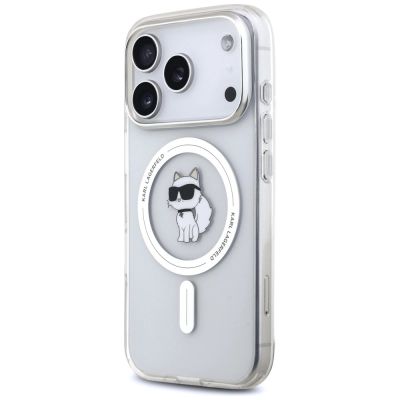 2. Karl Lagerfeld IML Choupette MagSafe Hülle für iPhone 17 Pro – Transparent