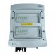 Hermetische IP65 EMITER DC-Anschlussverteileranlage mit Noark 1000V Typ 2 DC-Überspannungsableiter, 4x PV-String, 4x MPPT