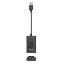 Orico SC2 Externe Multifunktions-Soundkarte mit USB-A - Schwarz