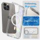 9. Spigen Ultra Hybrid Mag Case mit MagSafe für iPhone 14 Pro – Transparent und Weiß