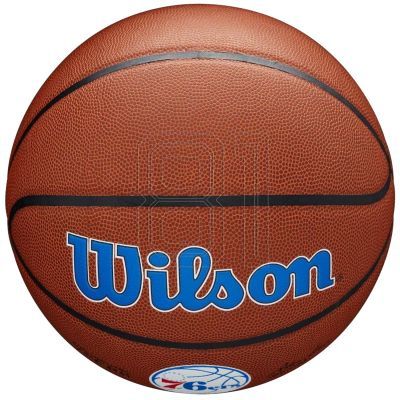2. Wilson Team Alliance Philadelphia 76ers Ball WTB3100XBPHI Basketball
