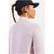 5. Damen-Sweatshirt mit Stehkragen Odlo ZEROWEIGHT WARM Mid Layer 1/2 Zip, rosa