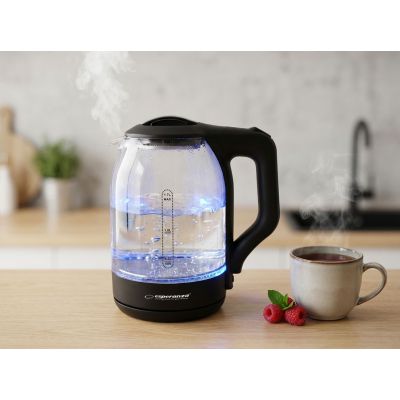 26. Esperanza YUKON EKK025K Wasserkocher (1500W 1,7l; transparent)