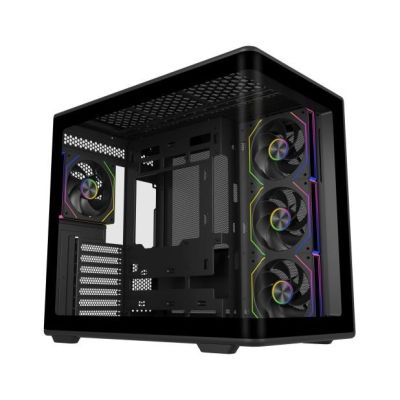 Cooler Master Elite 600 Tower Schwarz, Transparent