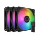 Cooler Master SickleFlow Edge 120 ARGB 3er-Pack Lüfter-Kit Computergehäuselüfter 12 cm Schwarz 1 Stück.