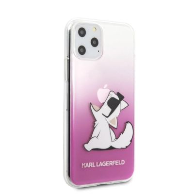 5. Karl Lagerfeld KLHCN65CFNRCPI iPhone 11 Pro Max hardcase różowy/pink Choupette Fun
