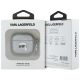 3. Karl Lagerfeld Monogramm Karl Head Case für AirPods 4 - Silber