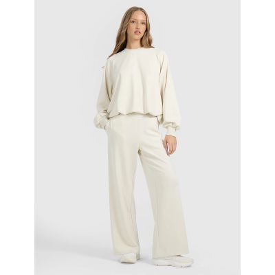 5. Damen-Sweatshirt aus Modal (Größe 4F 4FRAW25TSWSF2508-12S) ohne Reißverschluss