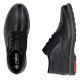 12. Bequeme Herren-Ankle-Boots aus Leder, gefüttert, schwarz, Rieker 10504-00