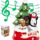 13. Weihnachtsdekoration mit spielenden Pinguinen