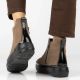 7. Beige Plateau-Ankle-Boots für Damen, Filippo DBT8264