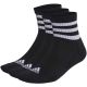 2. adidas 3-Streifen gepolsterte Sportswear Mid-Cut Socken 3 Paar IC1317