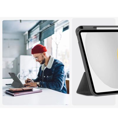 10. Tech-Protect SC Pen Canvas Case für iPad 10,9" 2022 / iPad 11" 2025 - Grau