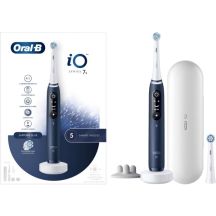 Oral-B iO 7S – Erwachsene – Vibrationszahnbürste – Tägliche Pflege – Tiefenreinigung – Zahnfleischpflege – Sensitiv – Aufhellend – Blau – Weiß – 2 Min. – Blau (613115)