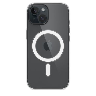 5. Apple - Rückseite für Mobiltelefone - MagSafe-kompatibel - Polycarbonat - Transparent - für iPhone 15 (MXRK3ZM/A)