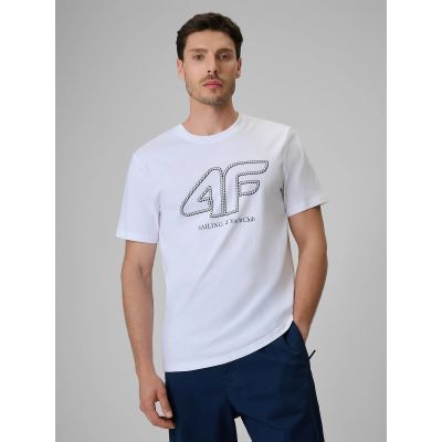 Herren-T-Shirt (Standardgröße) mit 4F-Logo 4FRSS26TTSHM3999-10S