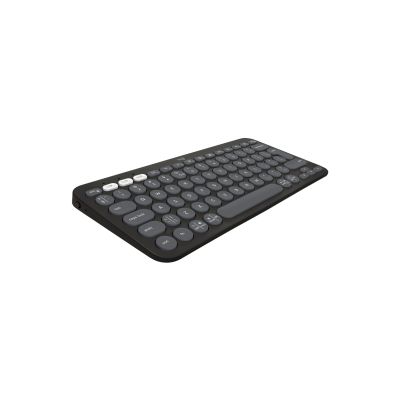 14. Logitech 920-012239 Tastatur und Maus inklusive, universell, kabellos (RF) + Bluetooth, QWERTY-Tastatur (American International), Graphit