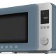 13. Smeg MOC02SBMEU Mikrowelle, blau, Kombi-Mikrowelle für die Arbeitsplatte, 27 l, 900 W