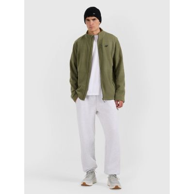 7. Herren-Fleecepullover mit Stehkragen Regular Fit 4F 4FRMM00TFLEM435-43S