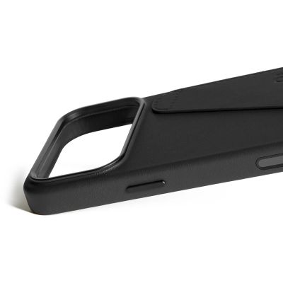 6. Mujjo Wallet Lederhülle - Lederhülle für iPhone 17 Pro Max, kompatibel mit MagSafe (schwarz)