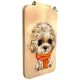 6. Nimmy New Big-Eye Cute Pets 2.0 Hunde-Magnetgeldbörse mit Handyhalterung – Braun