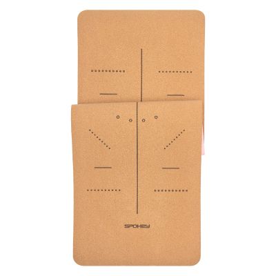 4. Spokey SAVASANA Kork-Fitnessmatte für Training und Yoga