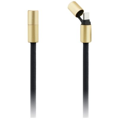 3. Guess CBDY 4G Charm USB-C / USB-C Kabel 150cm - Schwarz