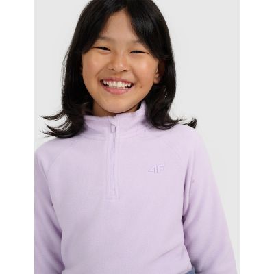 4. Thermounterwäsche aus Fleece für Mädchen (Oberteil) 4F 4FJRAW25UFLEF070-51S