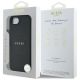 8. Guess PU Grained Classic Logo Case mit MagSafe für iPhone 16e - Schwarz