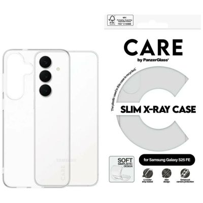 CARE by PanzerGlass Fashion X-Ray Hülle für Samsung Galaxy S25 FE - Transparent