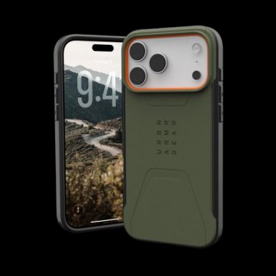 UAG Civilian MagSafe Case für iPhone 17 Pro Max - Oliv-Orange