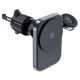 3. Acefast D18 Autohalterung mit MagSafe / Qi-Induktionsladegerät + USB-A USB-C-Kabel - Schwarz