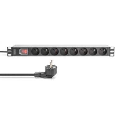 5. Digitus DN-95402-1-FR PDU Stromverteilungseinheit 8 x Netzwerkdosen 1U
