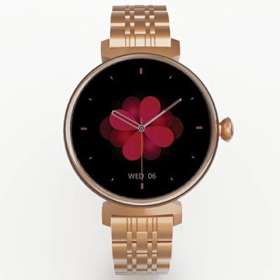 5. HiFuture Aura Damen-Smartwatch – Roségold