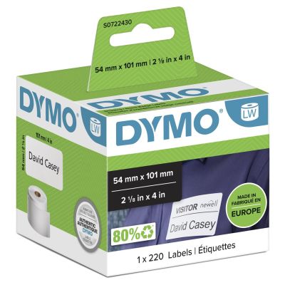 DYMO LW - Versand-/Namensschildetiketten - 54 x 101 mm - S0722430
