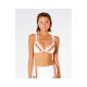 5. BIKINI-OBERTEIL RIP CURL Wave Shapers Stripe Banded Tri – Weiß