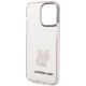 7. Karl Lagerfeld KLHCP14LCTTRI iPhone 14 Pro 6.1" Hardcase Pink / Pink Transparenter Choupette Body