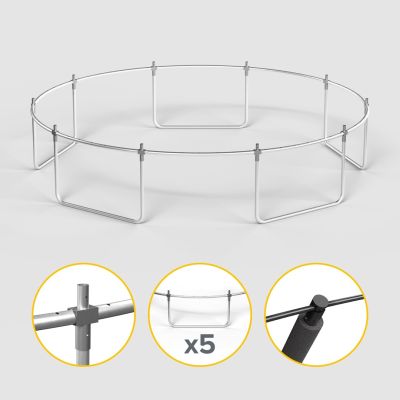 11. REBEL ACTIVE TRAMPOLINE PRO 12FT/366CM, NETZ, LEITER RBA-8003